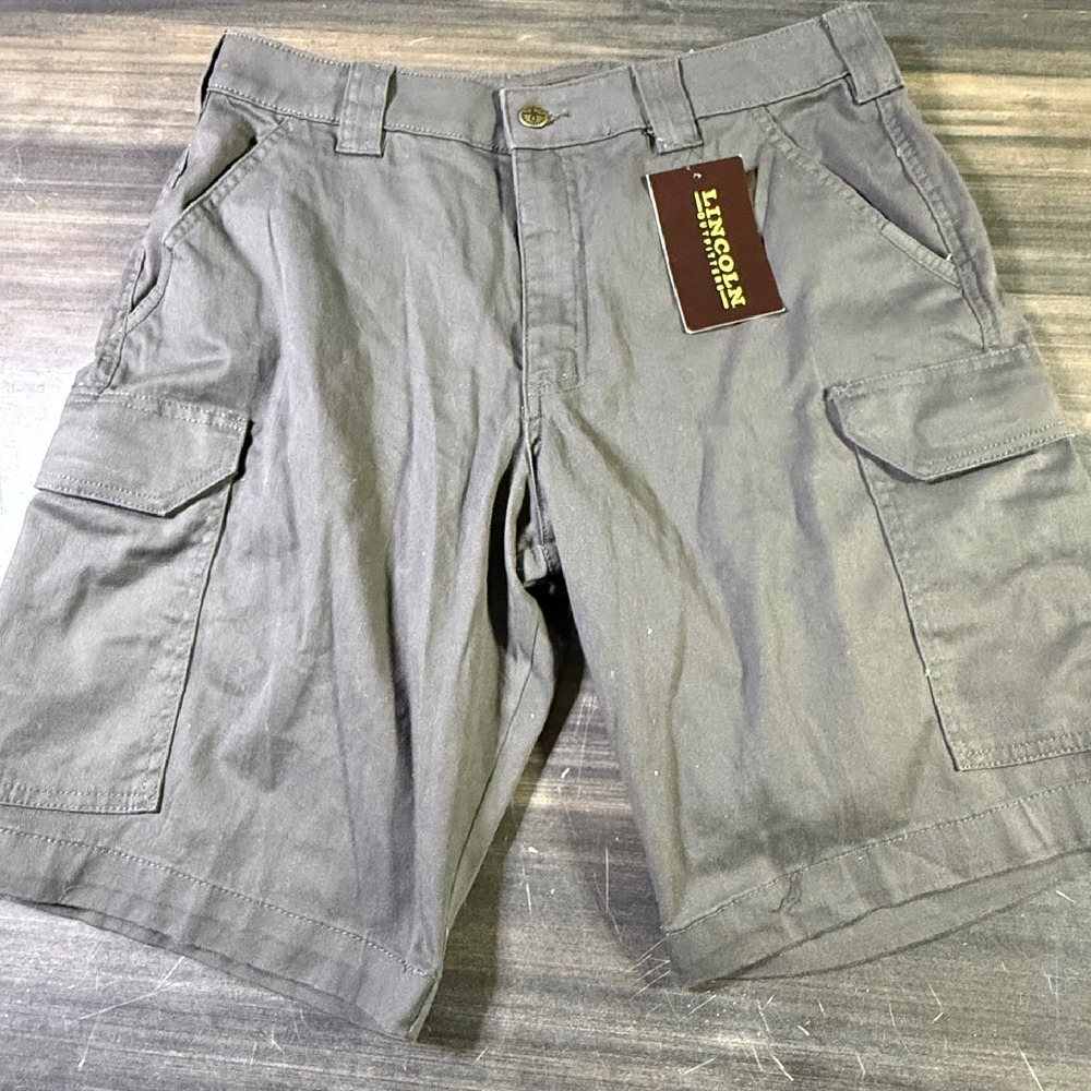 Lincoln Outfitters Cargo Shorts Twill Utility Workwear Shorts Size 34